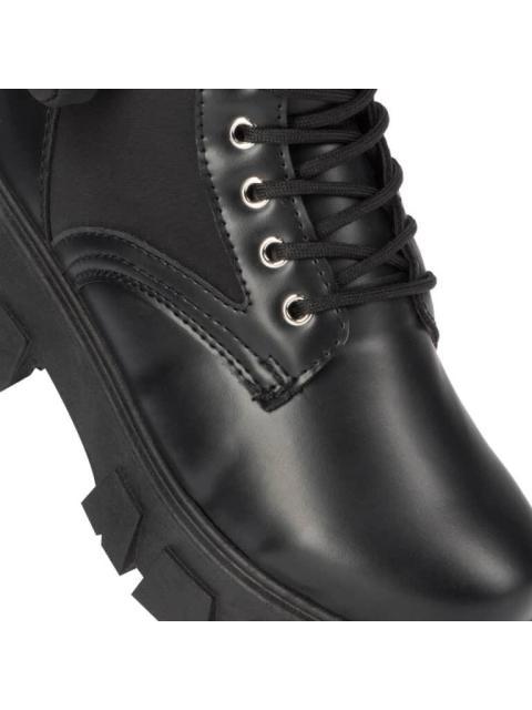 BOTA MILITAR SUELA TRACK NEGRO TIERRA BENDITA