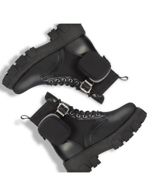 BOTA MILITAR SUELA TRACK NEGRO TIERRA BENDITA