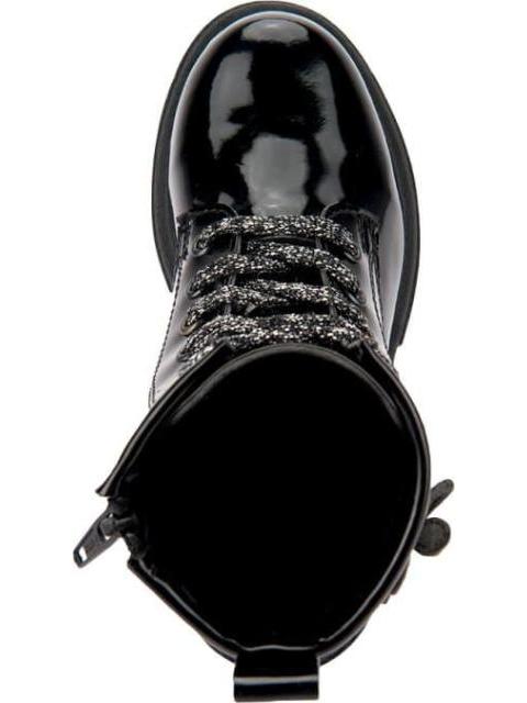 BOTIN SUELA TRACK FLORES NEGRO VIVIS SHOES KIDS