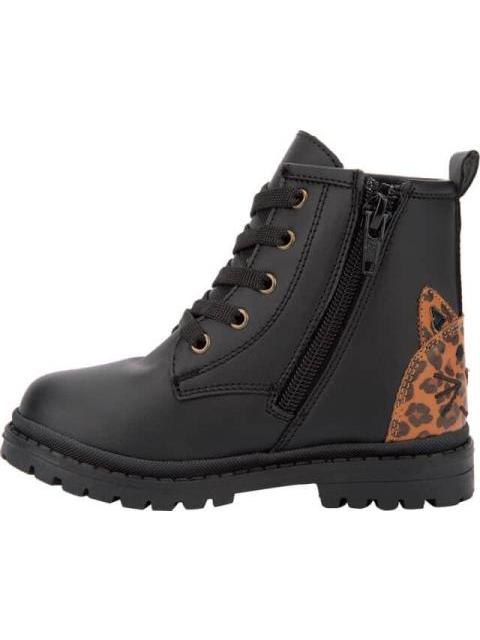 BOTIN MILITAR GATO NEGRO BAMBINO