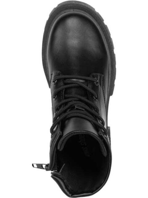 BOTIN MILITAR CON PEDRERIA NEGRO VIVIS SHOES KIDS