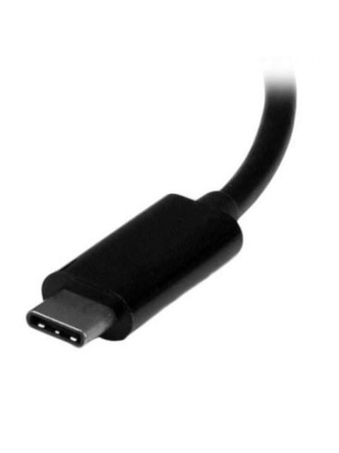 STARTECH  ADAPTADOR MULTIPUERTOS USB-C MACHO - HDMI-DVI-VGA HEMBRA NEGRO