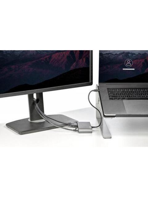STARTECH  DOCKING STATION TB3DKM2HDL THUNDERBOLT 3 1X USB 3.0 1X USB 2.0 1X RJ-45 2X HDMI GRIS