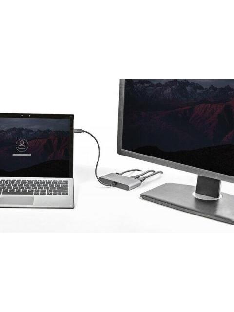 STARTECH  DOCKING STATION TB3DKM2HDL THUNDERBOLT 3 1X USB 3.0 1X USB 2.0 1X RJ-45 2X HDMI GRIS