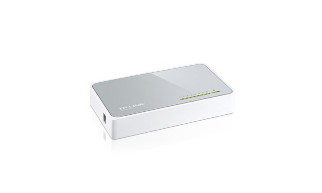 SWITCH TP-LINK FAST ETHERNET TL-SF1008D 10-100MBPS 1.6GBIT-S 8 PUERTOS 1000 ENTRADAS NO ADMINISTRABLE