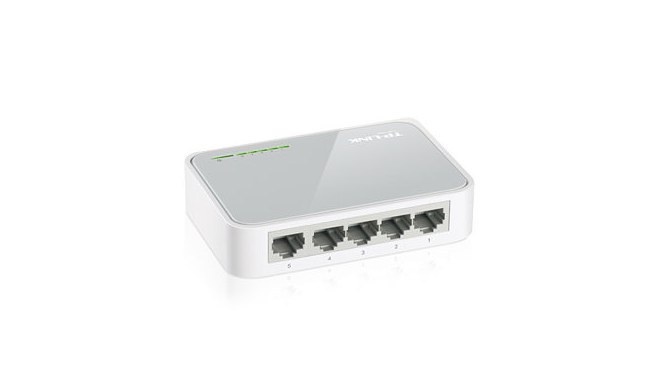 SWITCH TP-LINK FAST ETHERNET TL-SF1005D 10-100MBPS 1GBIT-S 5 PUERTOS 1000 ENTRADAS NO ADMINISTRABLE
