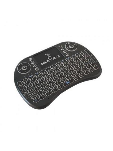 MINI TECLADO PERFECT CHOICE - INALAMBRICO - PARA SMART TV - TV BOX - TABLET