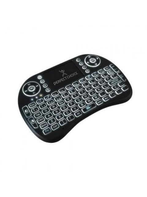 MINI TECLADO PERFECT CHOICE - INALAMBRICO - PARA SMART TV - TV BOX - TABLET