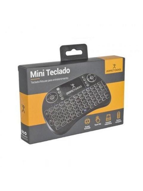 MINI TECLADO PERFECT CHOICE - INALAMBRICO - PARA SMART TV - TV BOX - TABLET