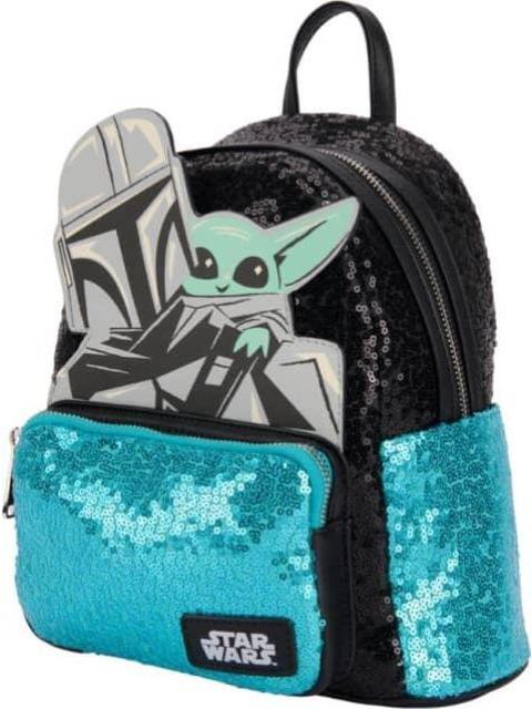 MINIMOCHILA BABY YODA NEGRO STAR WARS