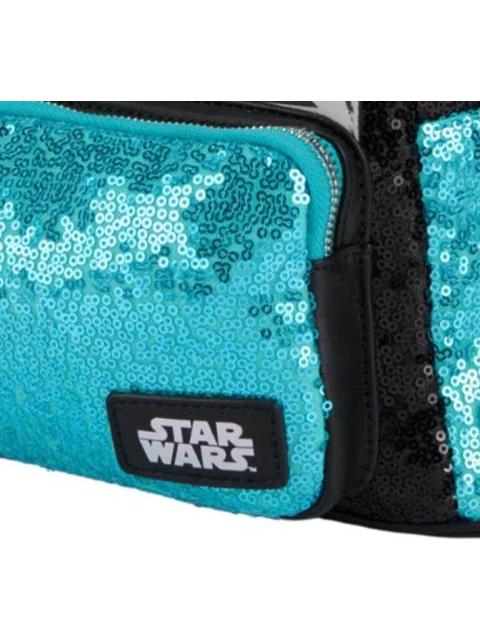 MINIMOCHILA BABY YODA NEGRO STAR WARS