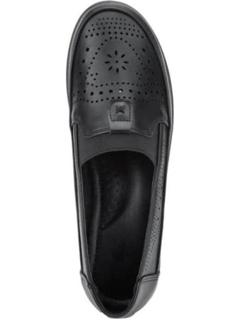 MOCASIN PERFORADO NEGRO SHOSH CONFORT