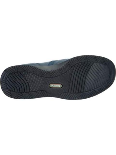 MOCASIN PIEL AZUL MARINO CALZADO PAZSTOR