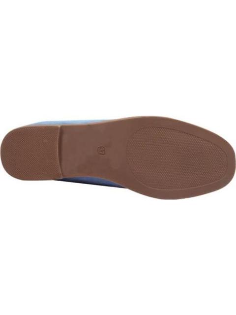 MOCASIN CON HERRAJE AZUL SHOSH