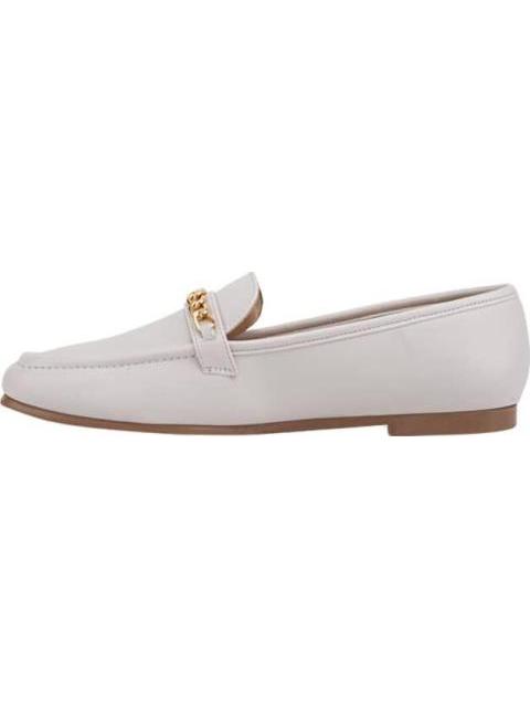 MOCASIN CON CADENA BEIGE/HUESO SHOSH
