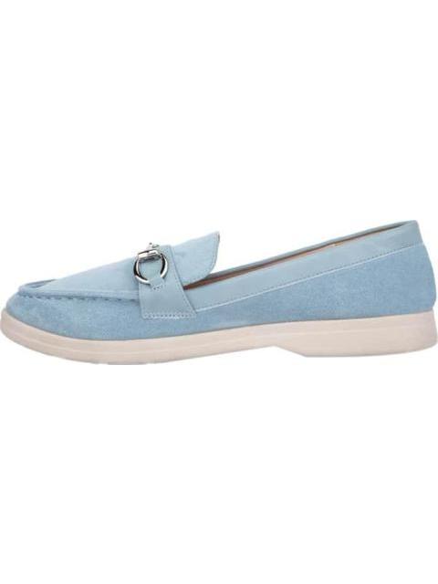 MOCASIN CON HERRAJE AZUL SHOSH