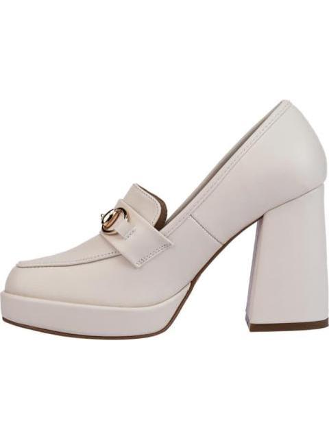 MOCASIN CON HERRAJE BEIGE/HUESO VI LINE FASHION