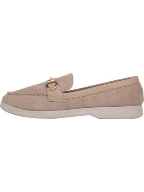MOCASIN CON HERRAJE BEIGE SHOSH