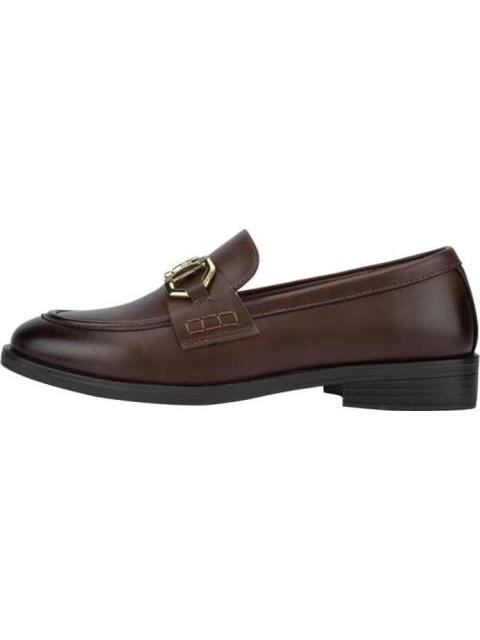 MOCASIN CON HERRAJE CAFE VI LINE FASHION