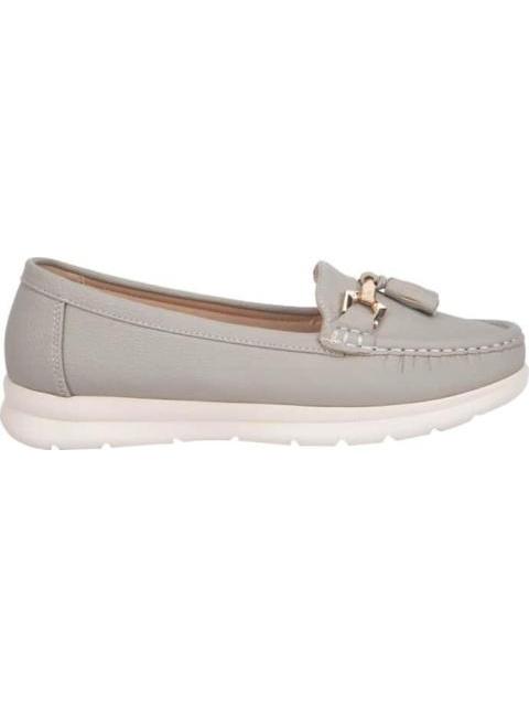 MOCASIN CON HERRAJE GRIS SHOSH