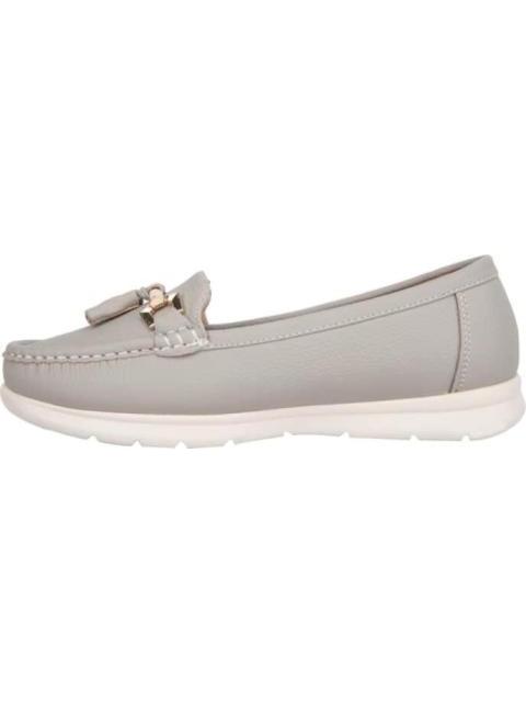 MOCASIN CON HERRAJE GRIS SHOSH