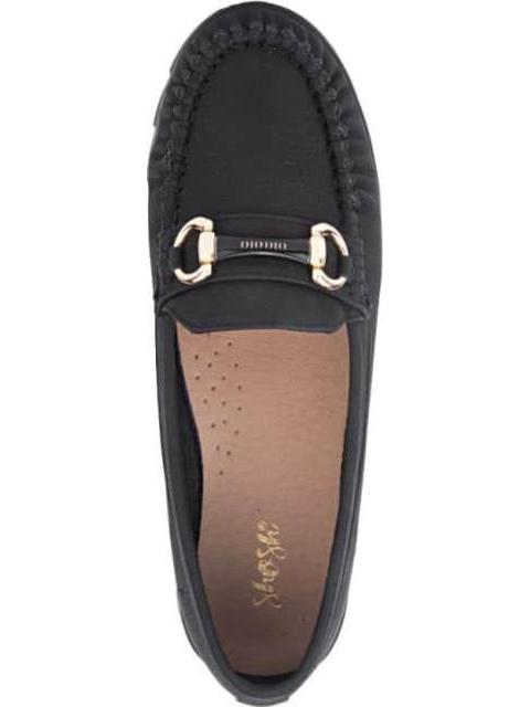 MOCASIN CON HERRAJE NEGRO SHOSH