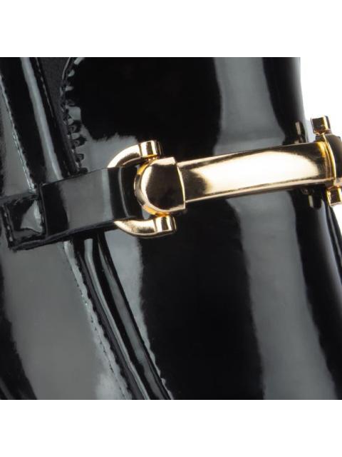 MOCASIN CON HERRAJE NEGRO VI LINE FASHION