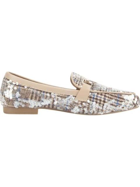 MOCASIN CON LENTEJUELA TAUPE VI LINE FASHION