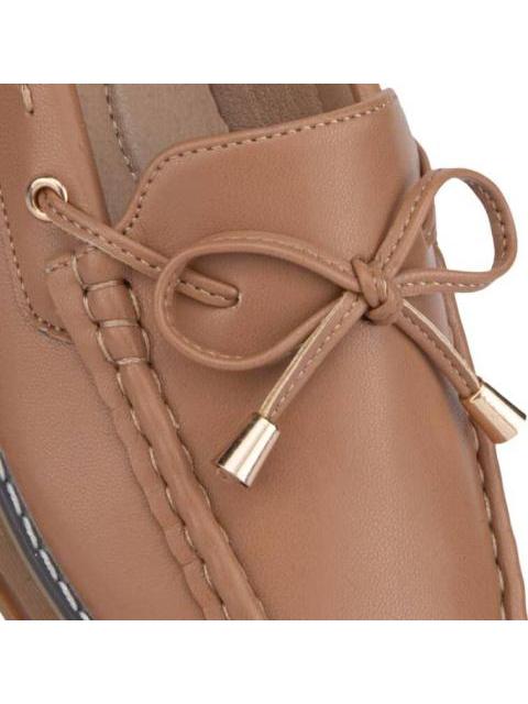MOCASIN CON MOÑO CAFE SHOSH
