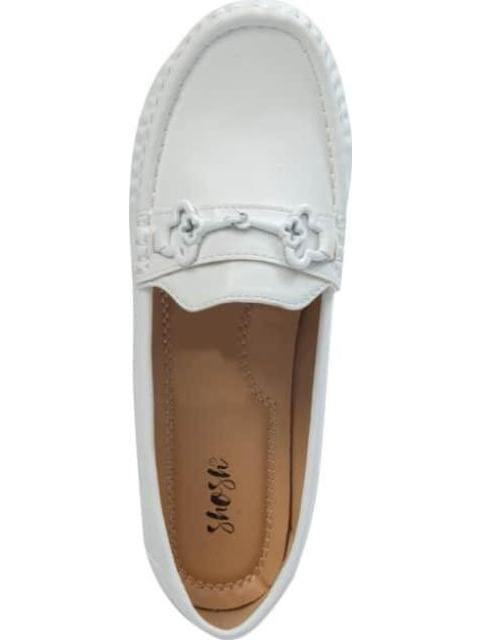 MOCASIN CON HERRAJE BLANCO SHOSH