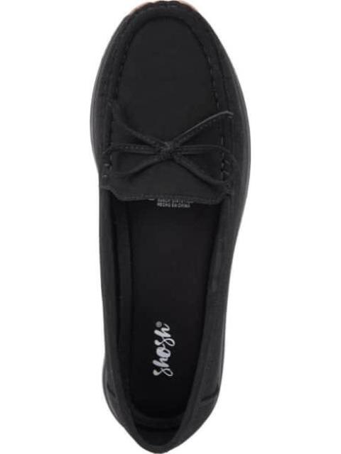 MOCASIN CON MOÑO NEGRO SHOSH