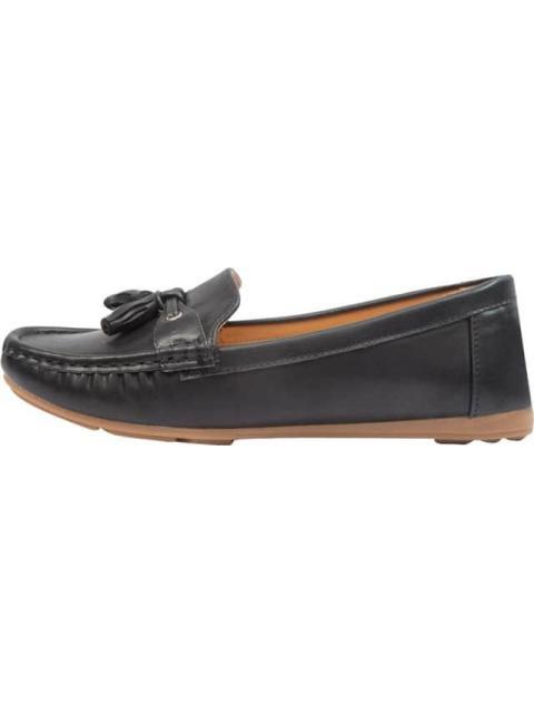 MOCASIN FLAT NEGRO SHOSH
