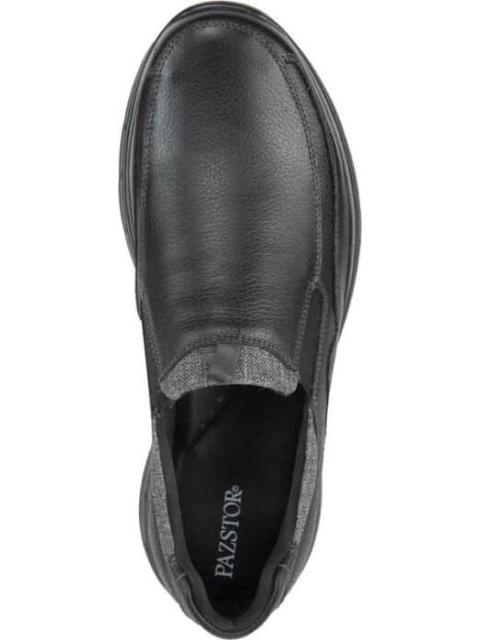 MOCASIN CONFORT PIEL NEGRO CALZADO PAZSTOR