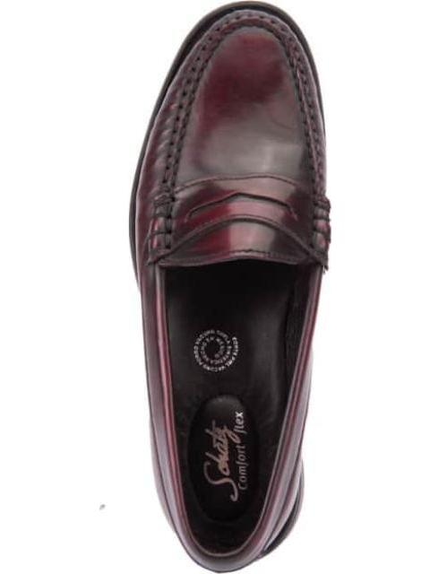 MOCASIN DE PIEL VINO SCHATZ COMFORT FLEX