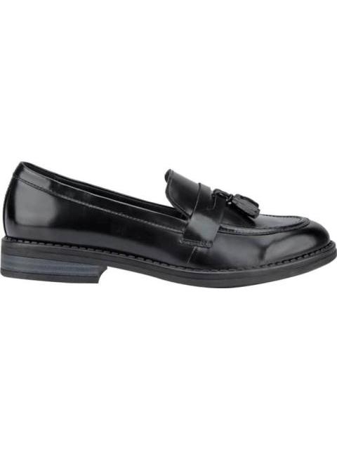 MOCASIN DE PIEL CON MOTAS NEGRO FLEXI