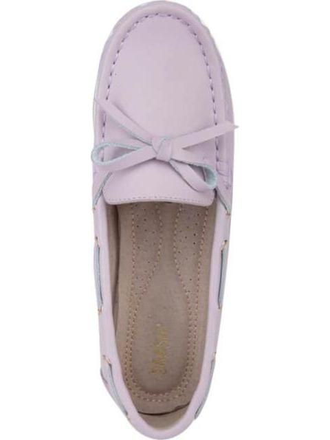 MOCASIN DE PIEL LILA SHOSH