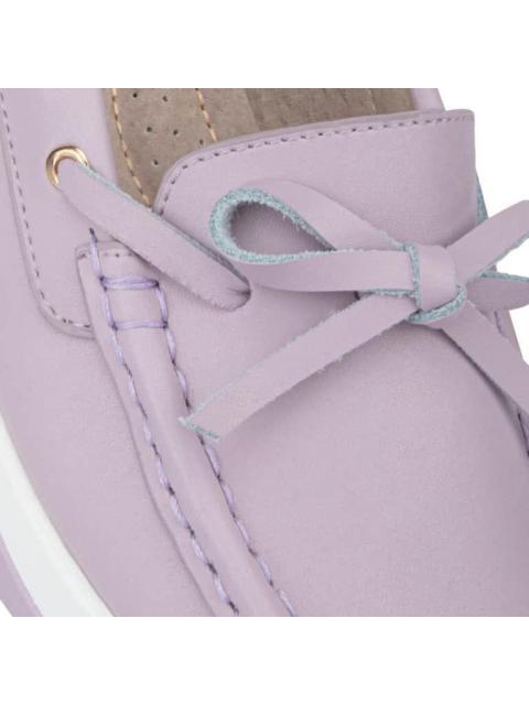 MOCASIN DE PIEL LILA SHOSH