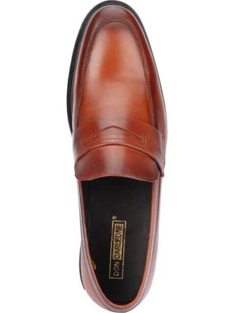 MOCASIN DE PIEL MIEL DON CARLEONE