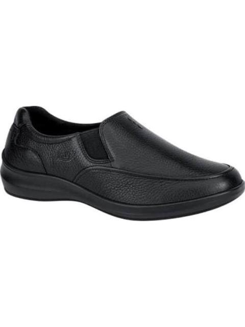 MOCASIN DE PIEL NEGRO FLEXI