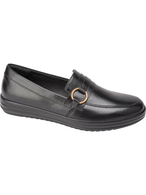 MOCASIN DE PIEL NEGRO FLEXI