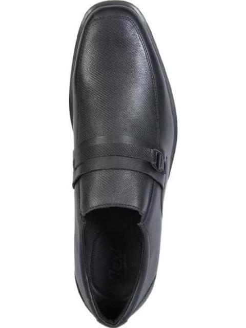 MOCASIN DE PIEL NEGRO FLEXI