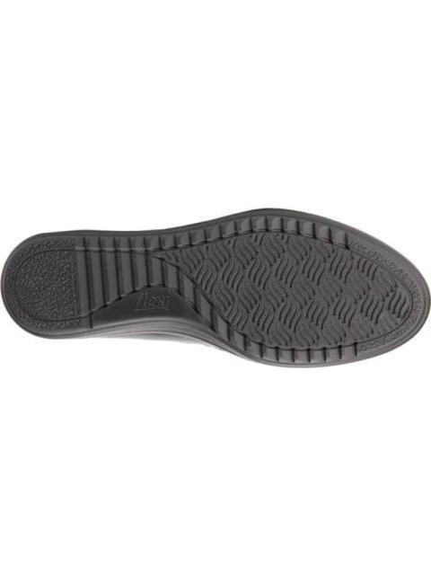 MOCASIN DE PIEL NEGRO FLEXI