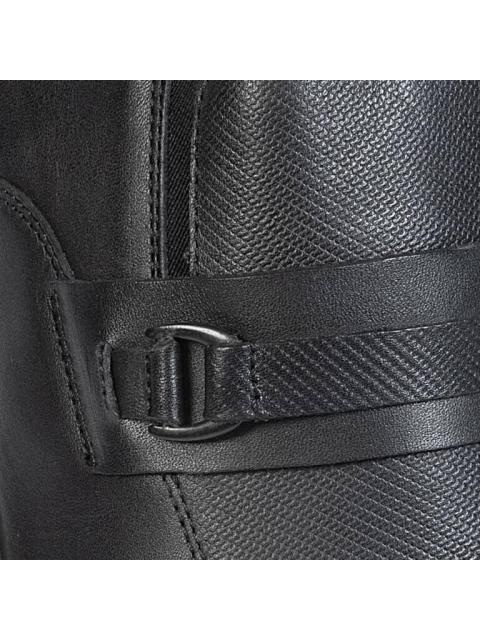 MOCASIN DE PIEL NEGRO FLEXI