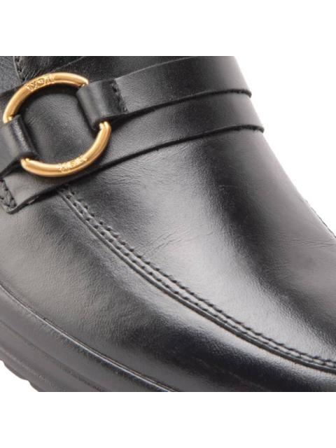 MOCASIN DE PIEL NEGRO FLEXI