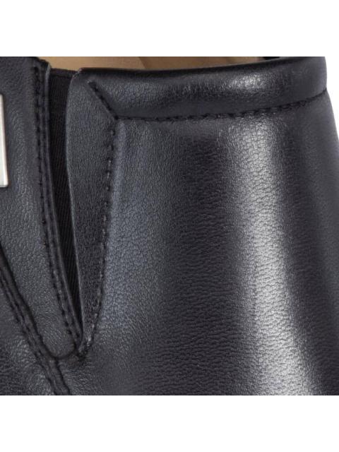 MOCASIN DE PIEL NEGRO QUIRELLI