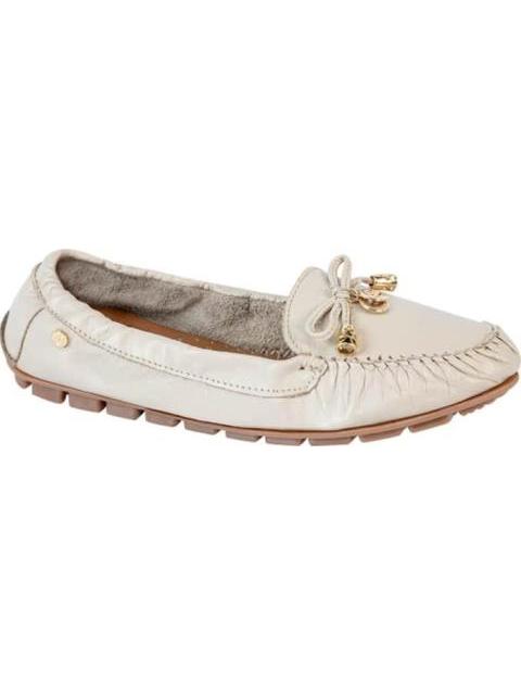 MOCASIN DRIVER DE PIEL BEIGE SHOSH FLEX