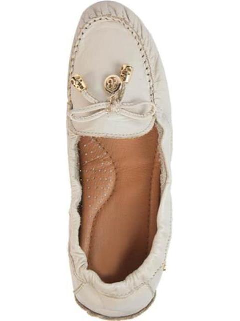 MOCASIN DRIVER DE PIEL BEIGE SHOSH FLEX
