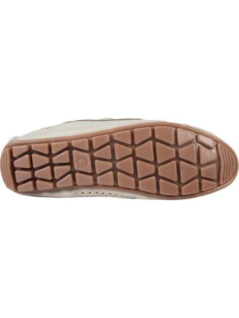 MOCASIN DRIVER DE PIEL BEIGE SHOSH FLEX