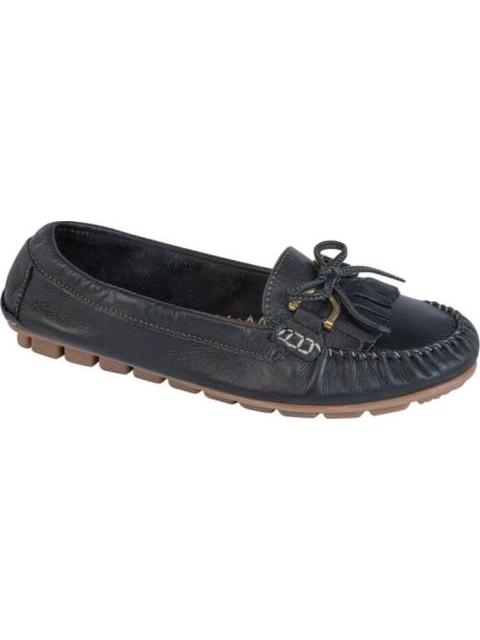 MOCASIN DRIVER DE PIEL NEGRO SHOSH FLEX