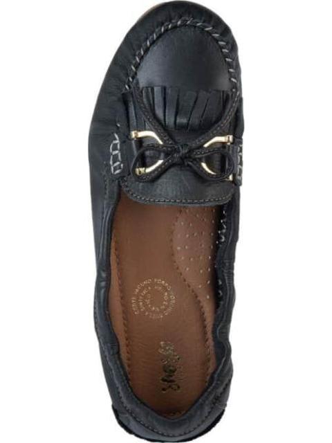 MOCASIN DRIVER DE PIEL NEGRO SHOSH FLEX